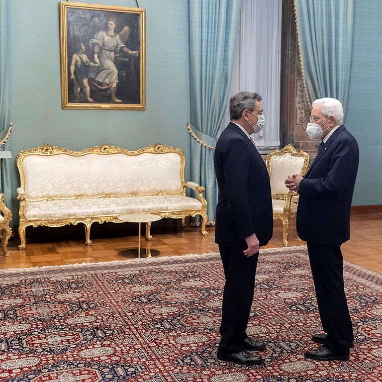Sergio Mattarella e Mario Draghi