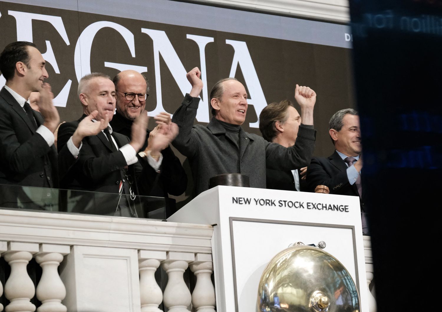 Ermenegildo Zegna a New York, giorno debutto a Wall Street&nbsp;