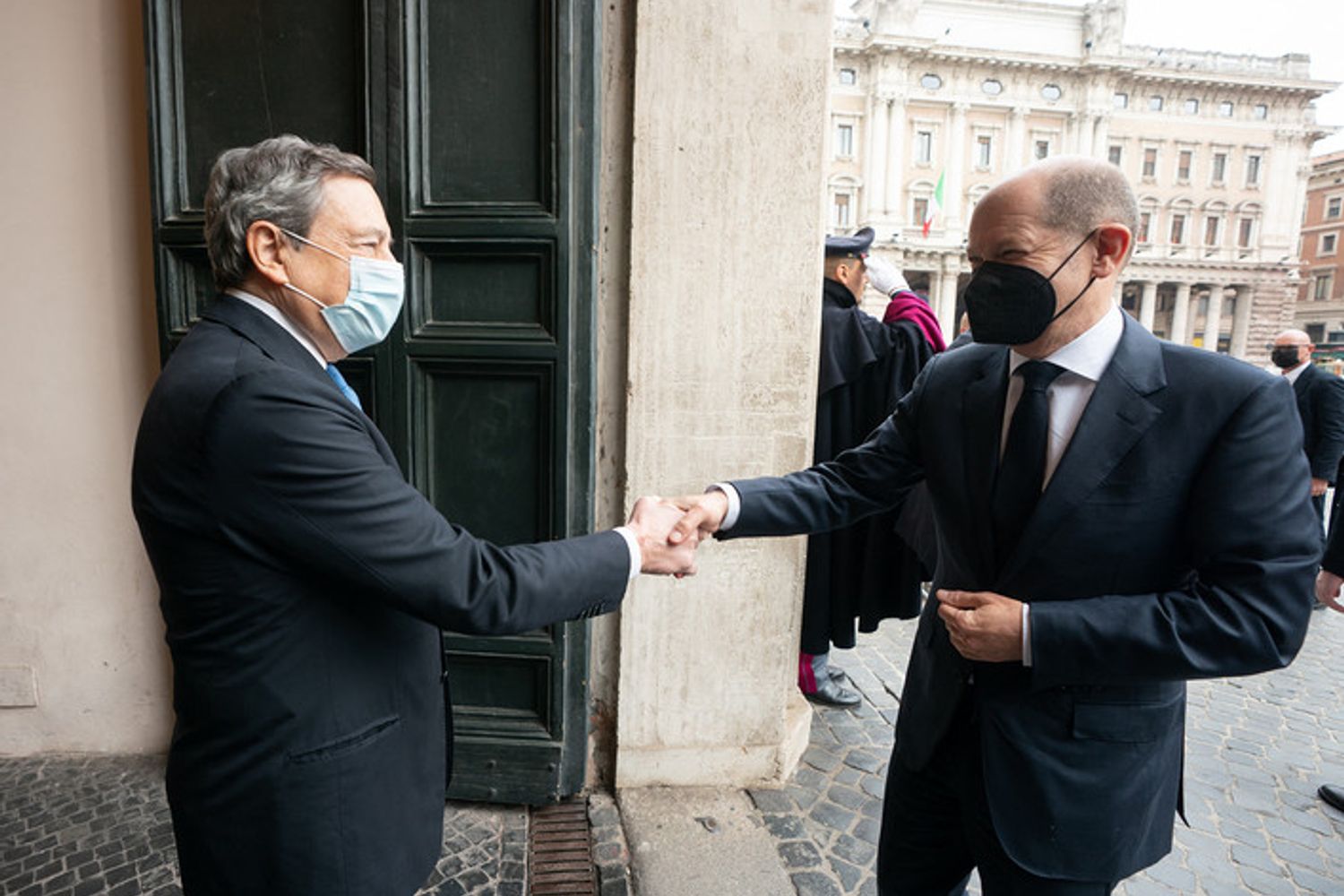 Mario Draghi e Olaf Scholz