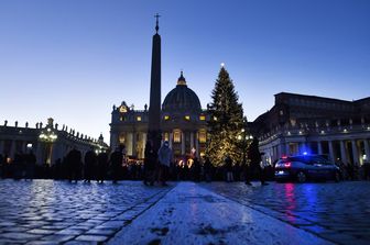 Piazza San Pietro nel Natale 2020