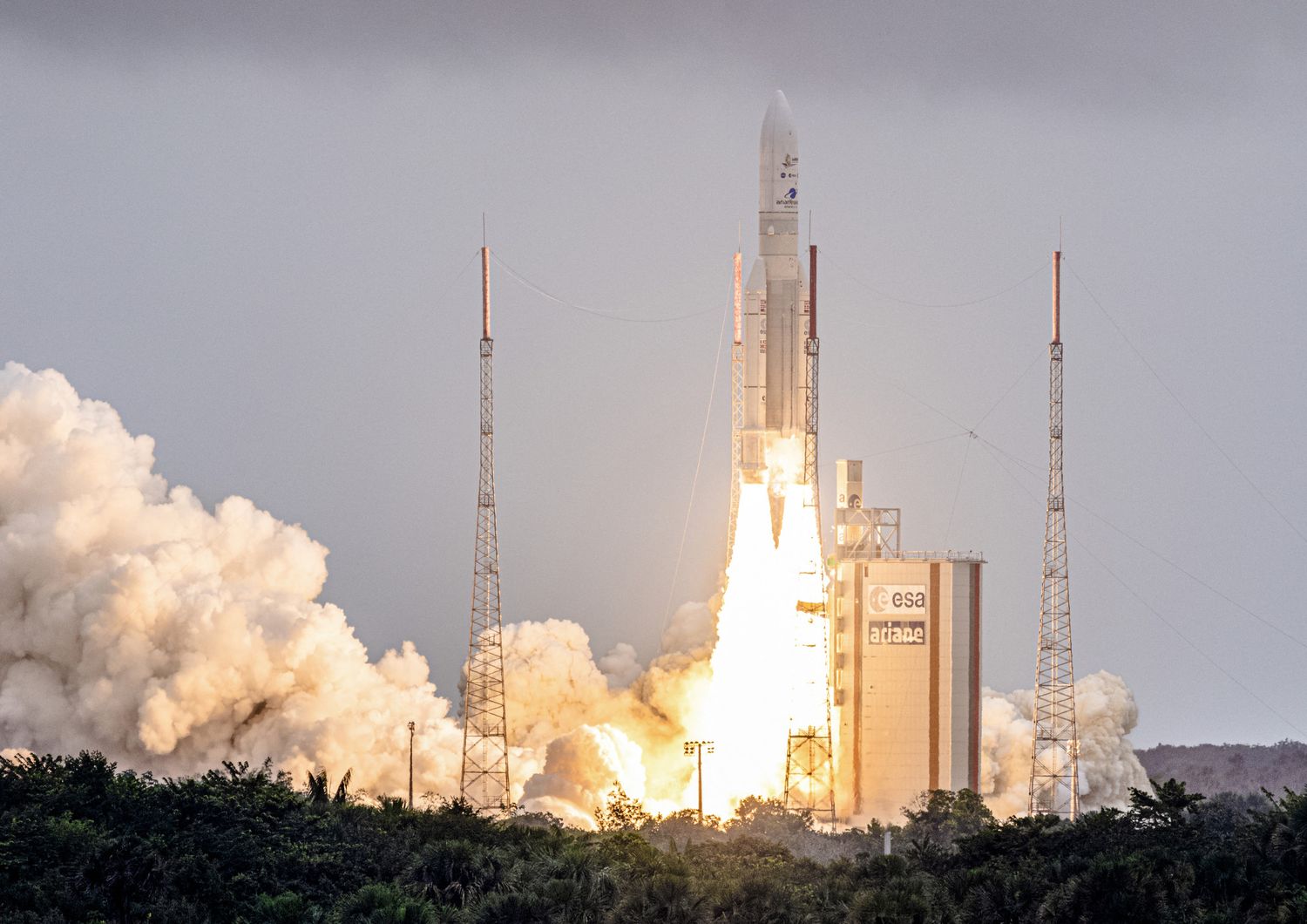 Il lancio del James Webb Space Telescope a bordo del razzo Ariane 5&nbsp;