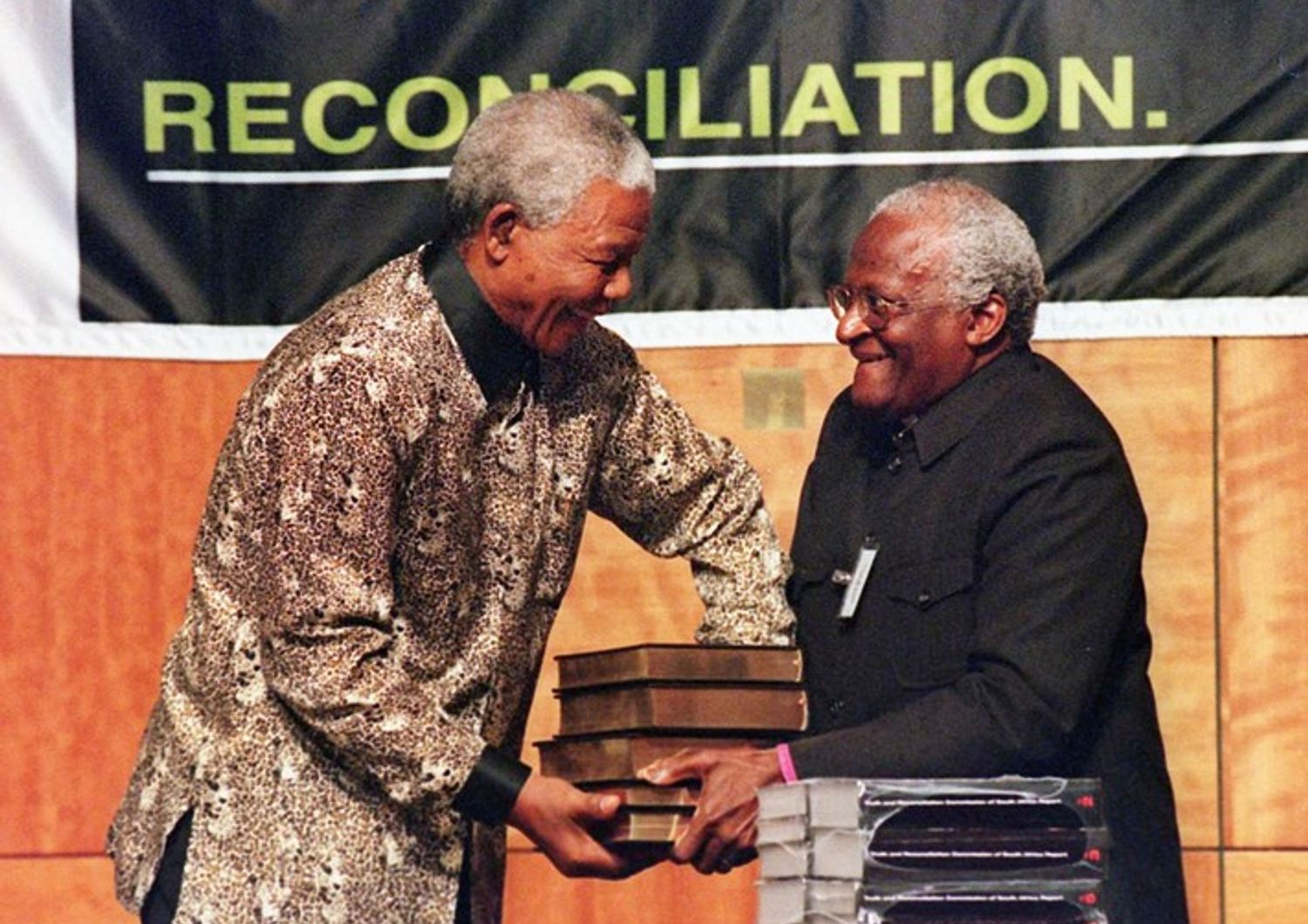 Nelson Mandela e Desmond Tutu
