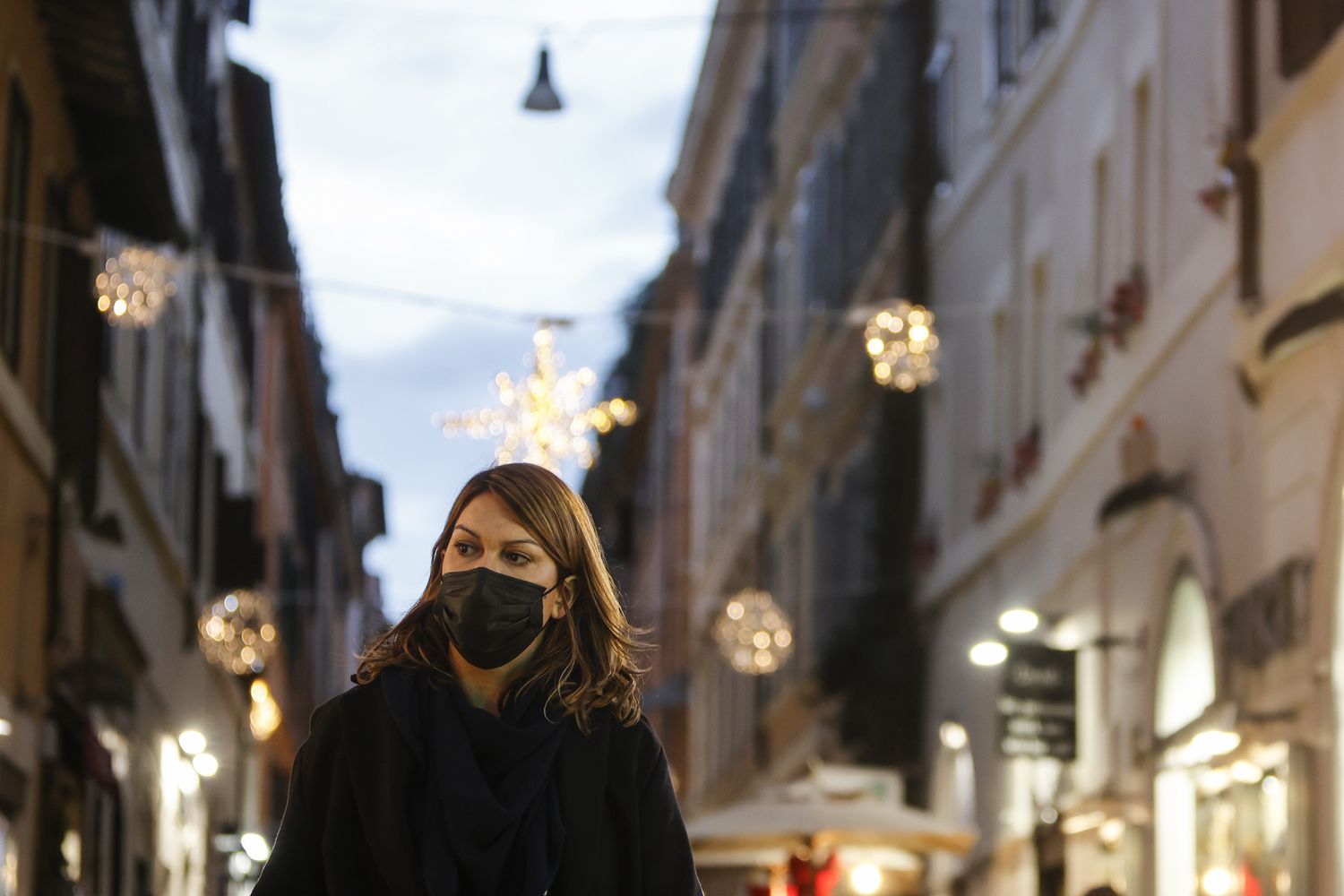 Una via dello shopping a Roma