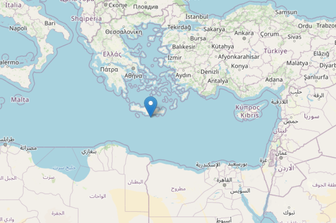 terremoto magnitudo 5.5 sud di creta