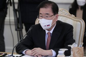 il ministro degli Esteri della Corea del Sud, Chung Eui-Yong&nbsp;