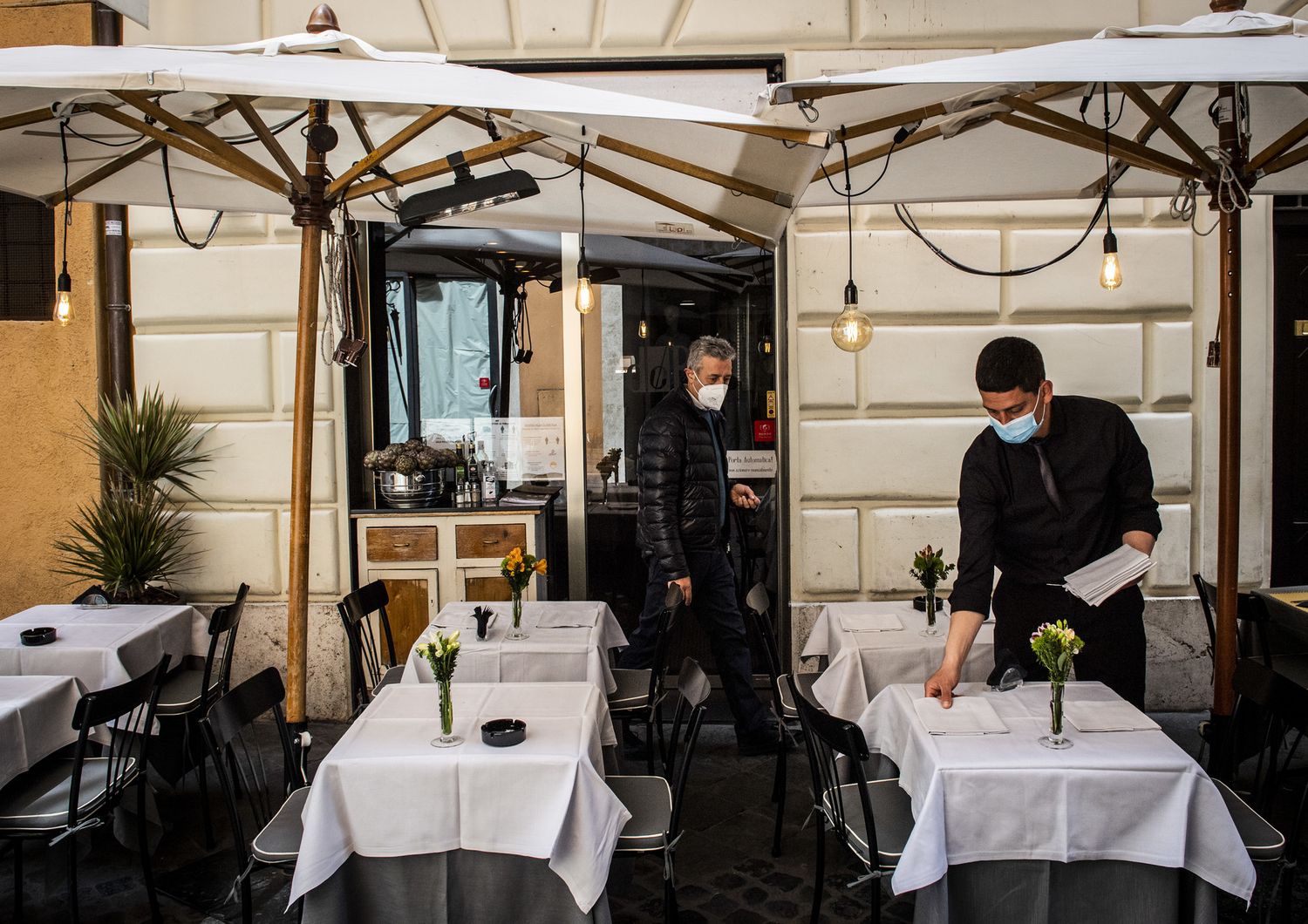 Un ristorante nel centro di Roma&nbsp;