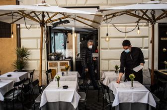 Un ristorante nel centro di Roma&nbsp;