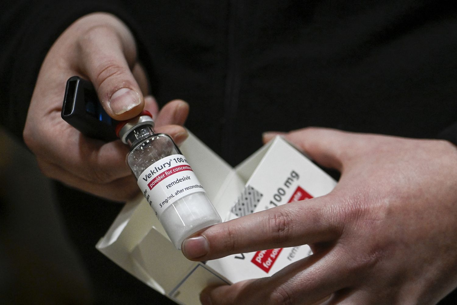 Una fiala di Remdesivir &nbsp;