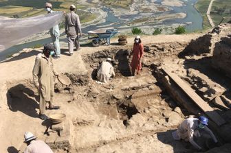 Tempio buddhista a Bakirot in Pakistan