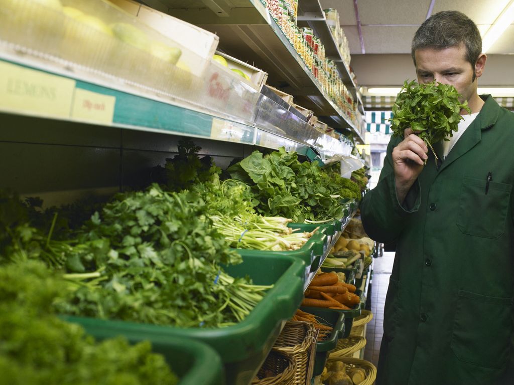 Un negozio di generi alimentari a Londra