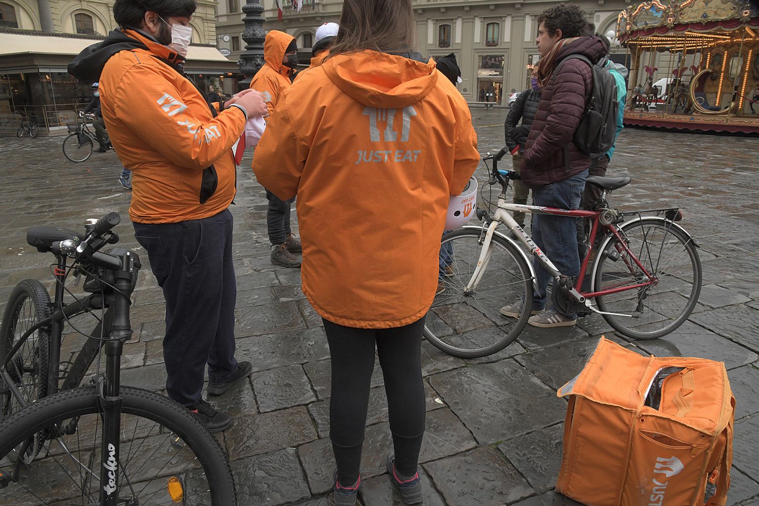 Lavoratori della gig economy, rider