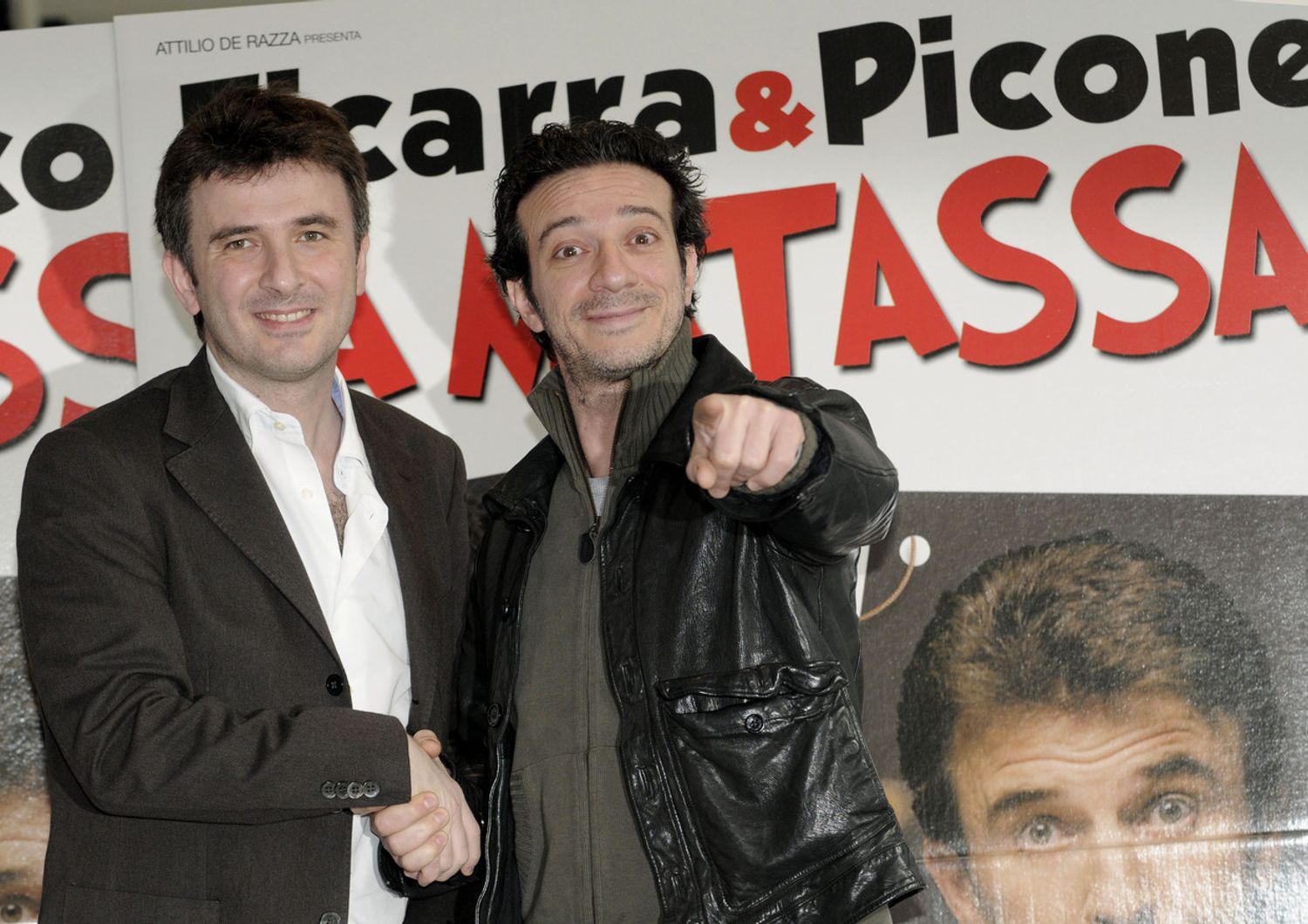 Ficarra e Picone alla presentazione del film 'La Matassa'