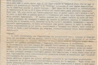 Volantino della Brigate Rosse sul rapimento di Aldo Moro