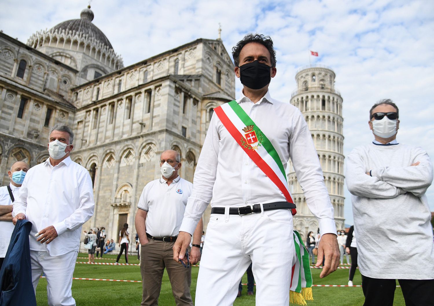 Il sindaco di Pisa Michele Conti