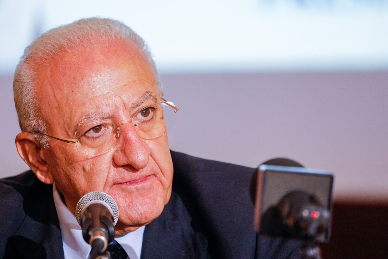 Il governatore della Campania Vincenzo De Luca&nbsp;