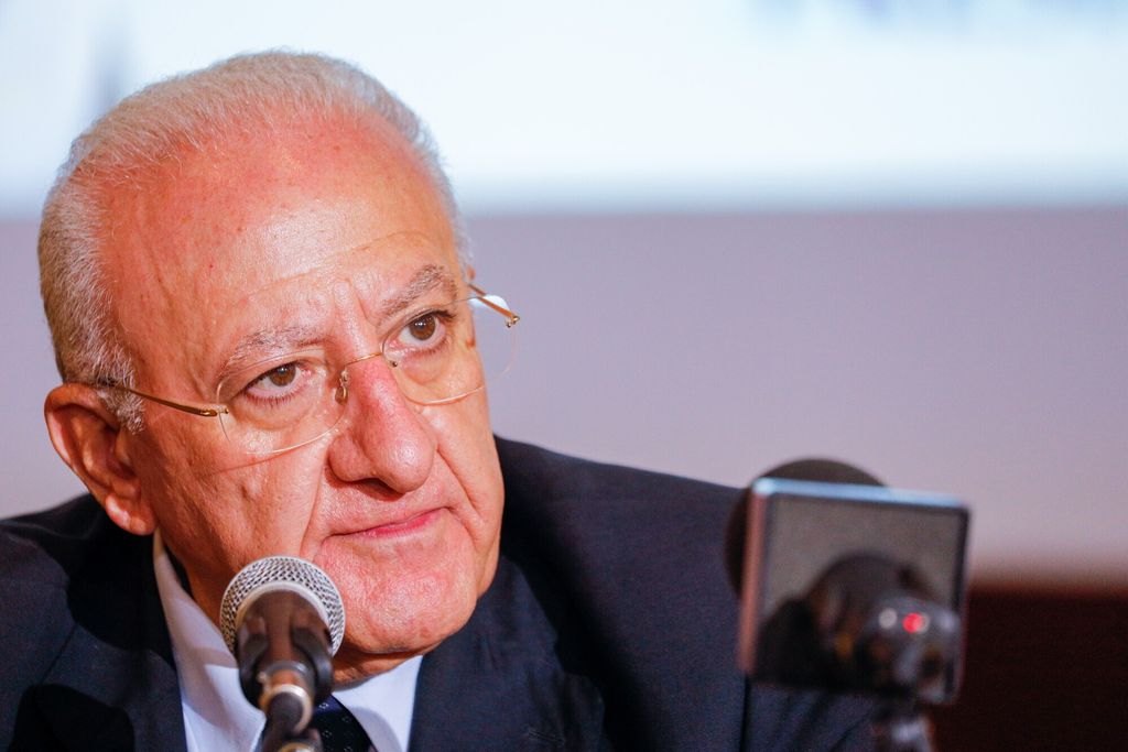 Il governatore della Campania Vincenzo De Luca&nbsp;