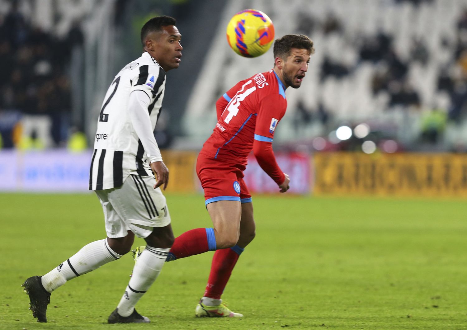 Un momento del match Juventus-Napoli&nbsp;