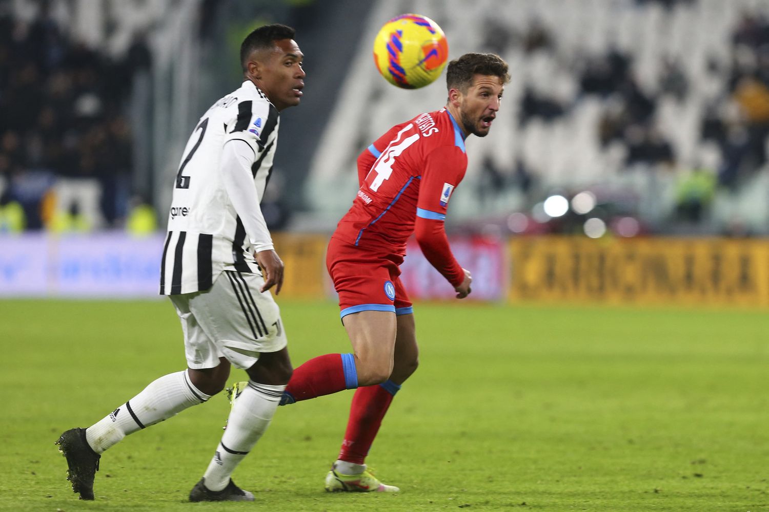 Un momento del match Juventus-Napoli&nbsp;