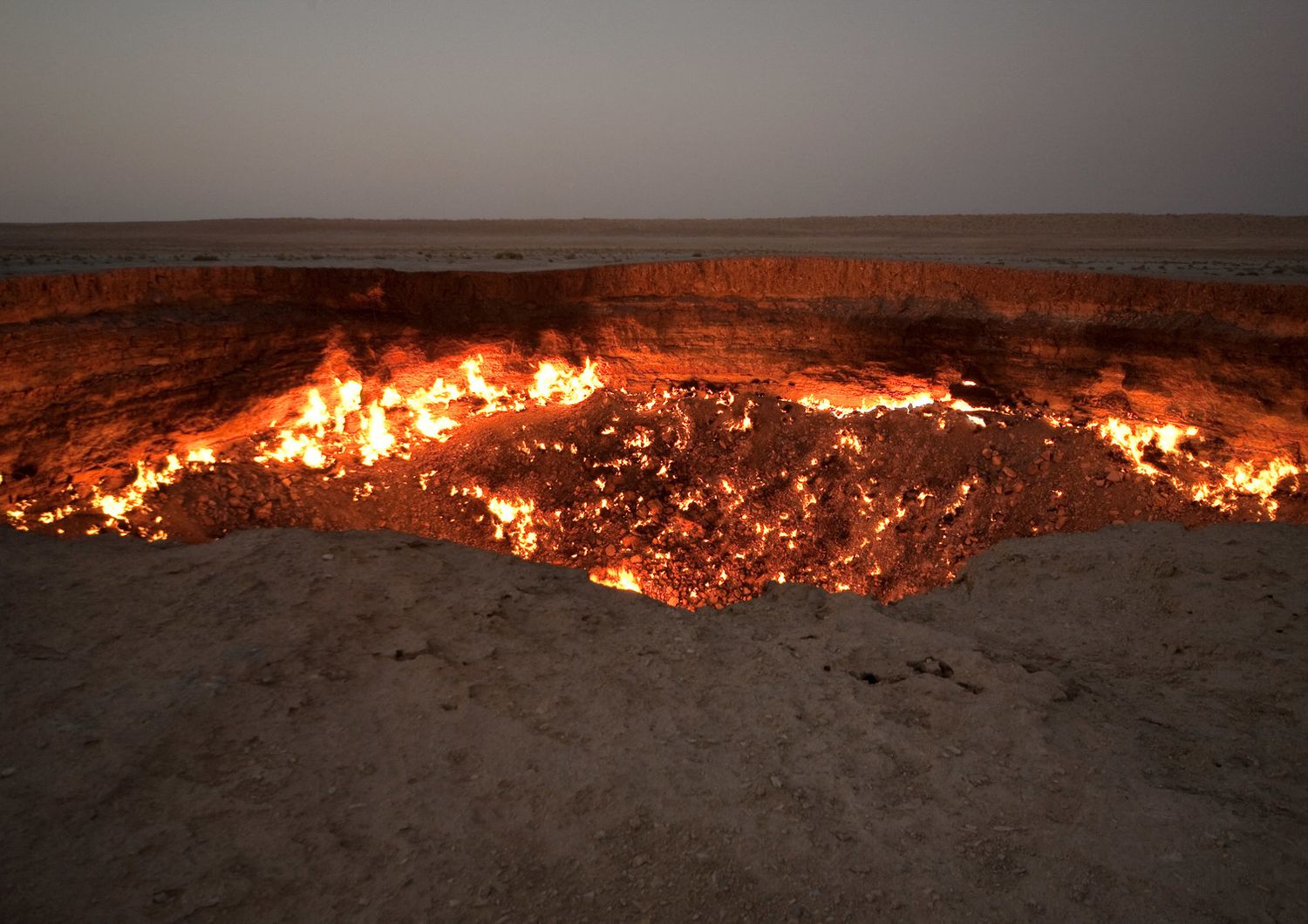 La &quot;Porta dell'Inferno&quot; in Turkmenistan