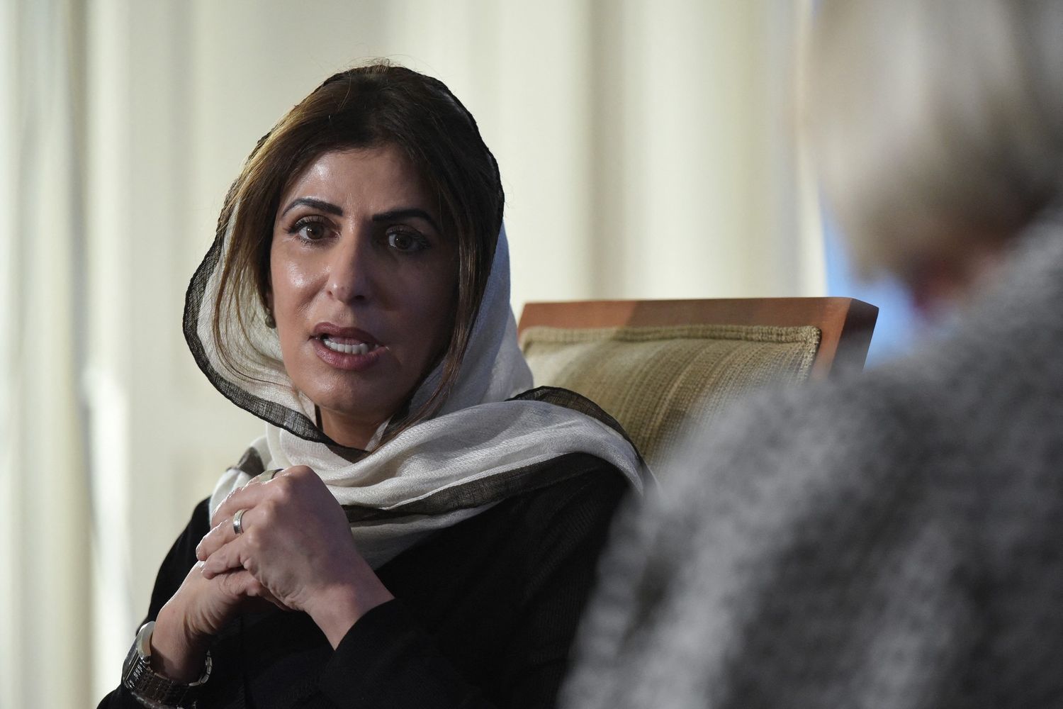 La principessa Basma bint Saud in una foto scattata nel 2017