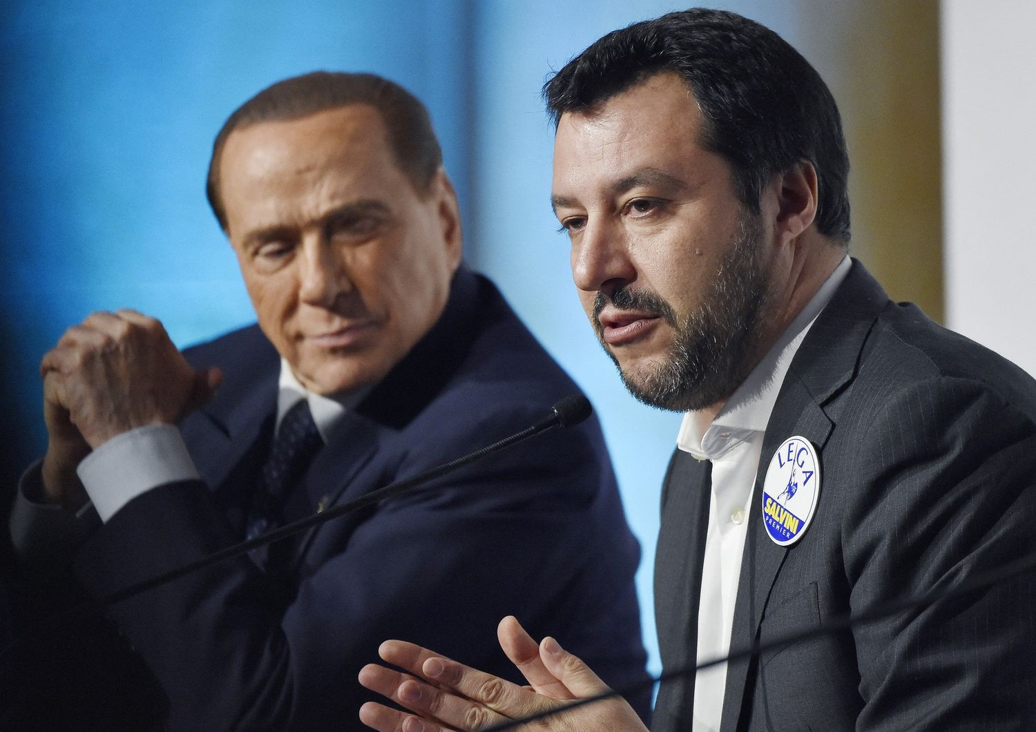 Silvio Berlusconi e Matteo Salvini