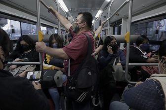 Autobus pieno al tempo del Covid