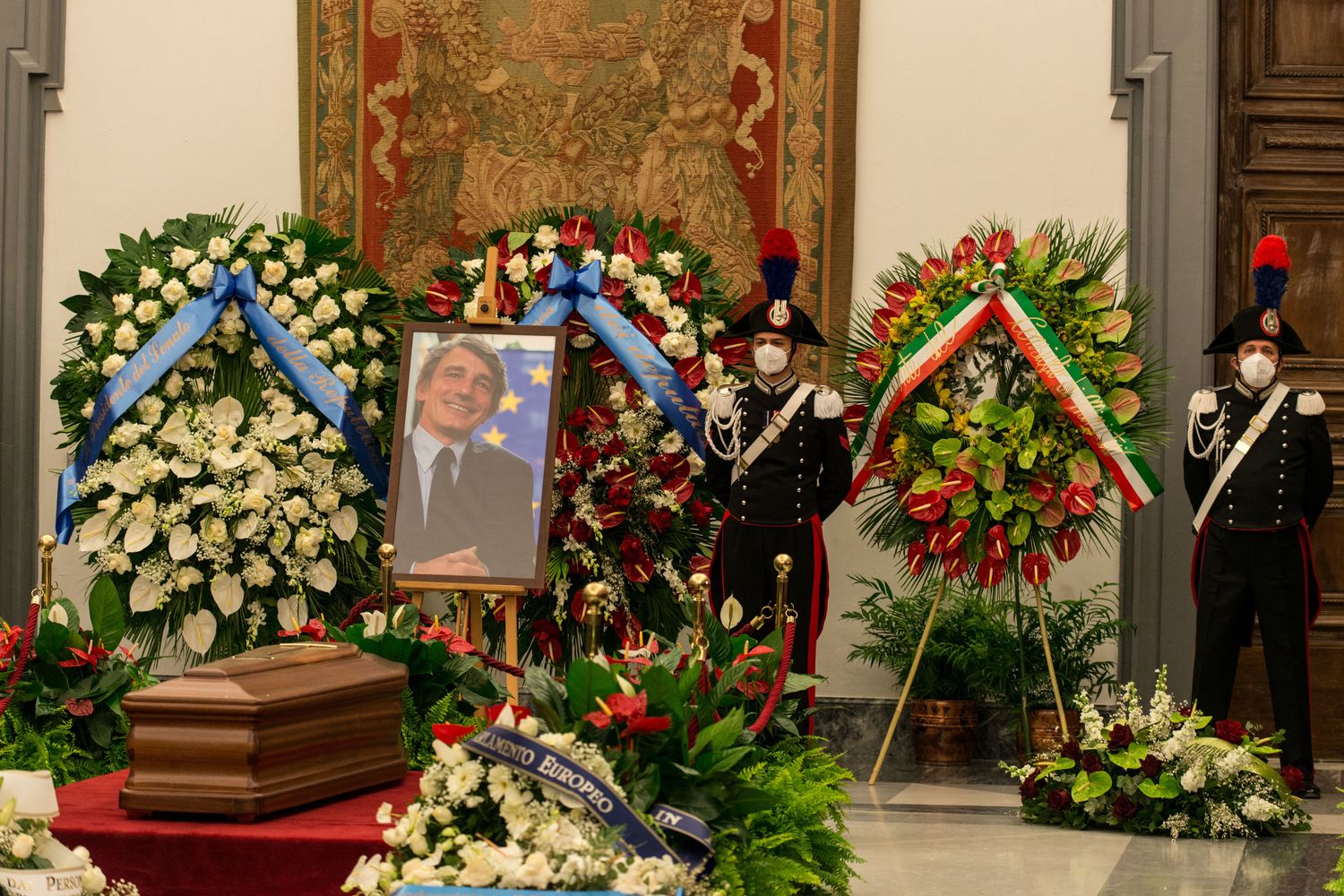 Camera ardente di David Sassoli