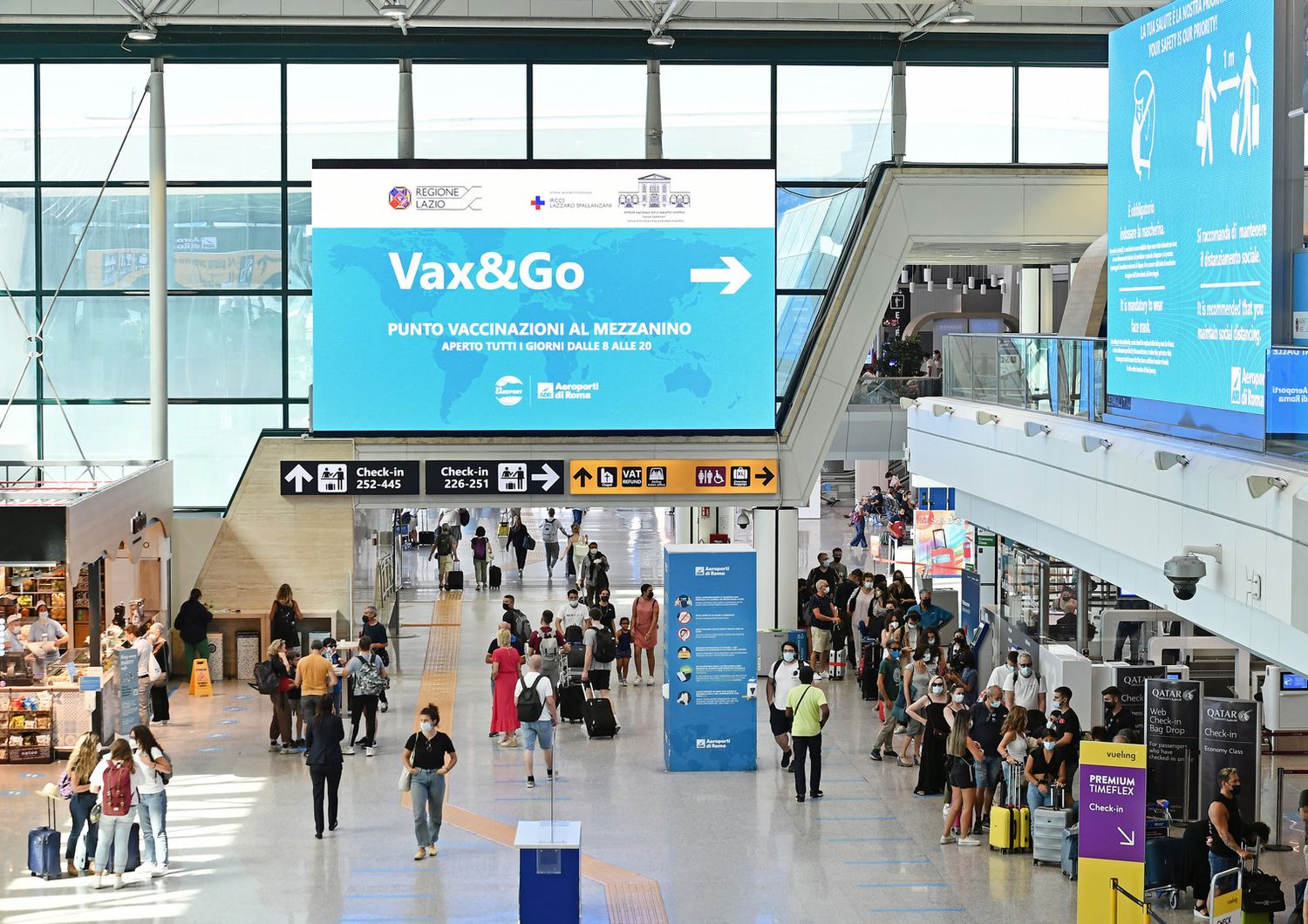 L'aeroporto di Fiumicino