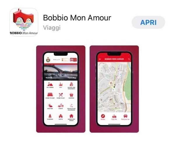l'app Bobbio mon amour&nbsp;