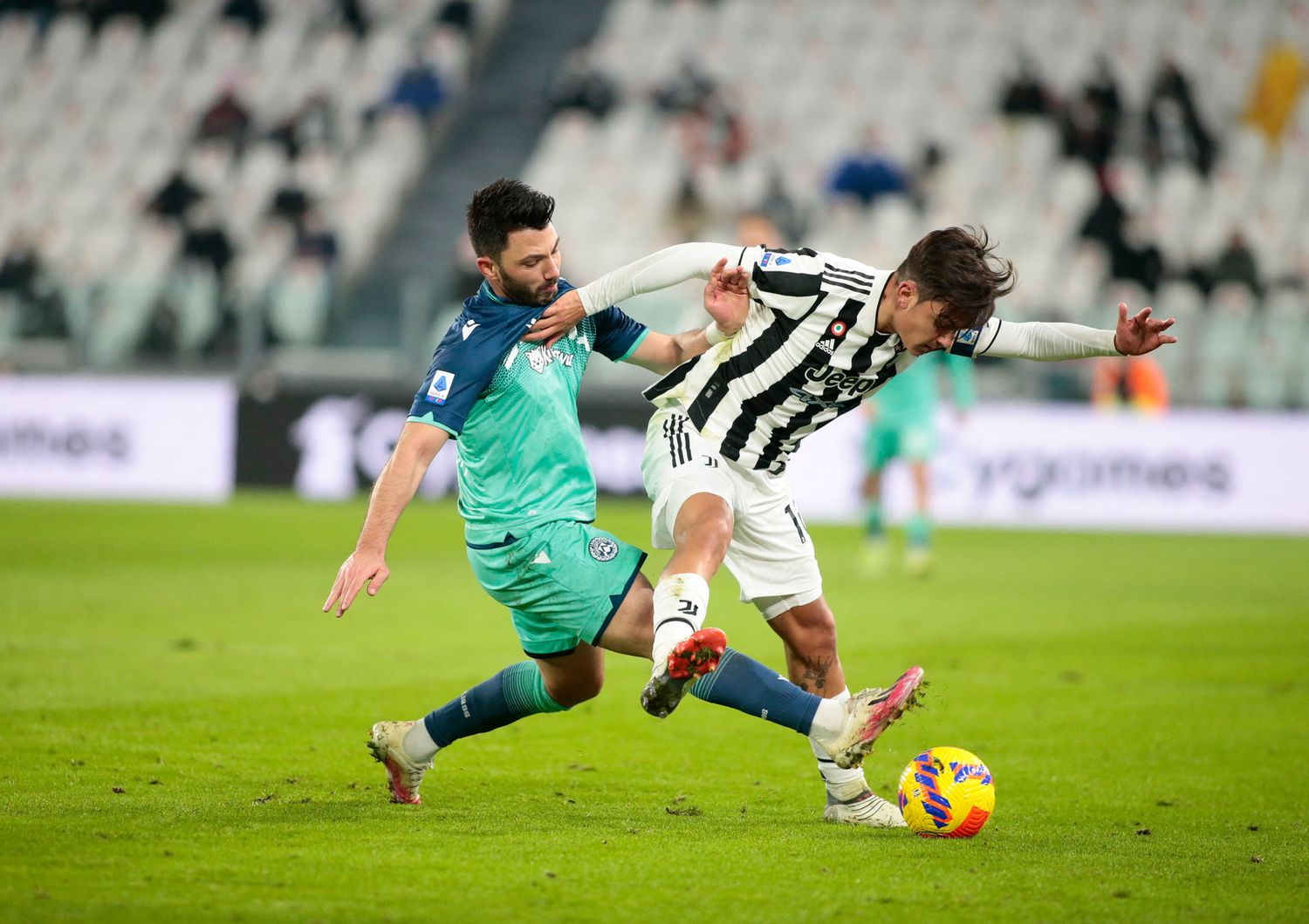 Un'azione di Paulo Dybala&nbsp;