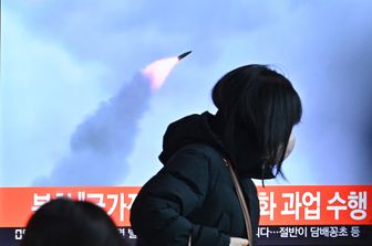 Un lancio di missile nordcoreano&nbsp;
