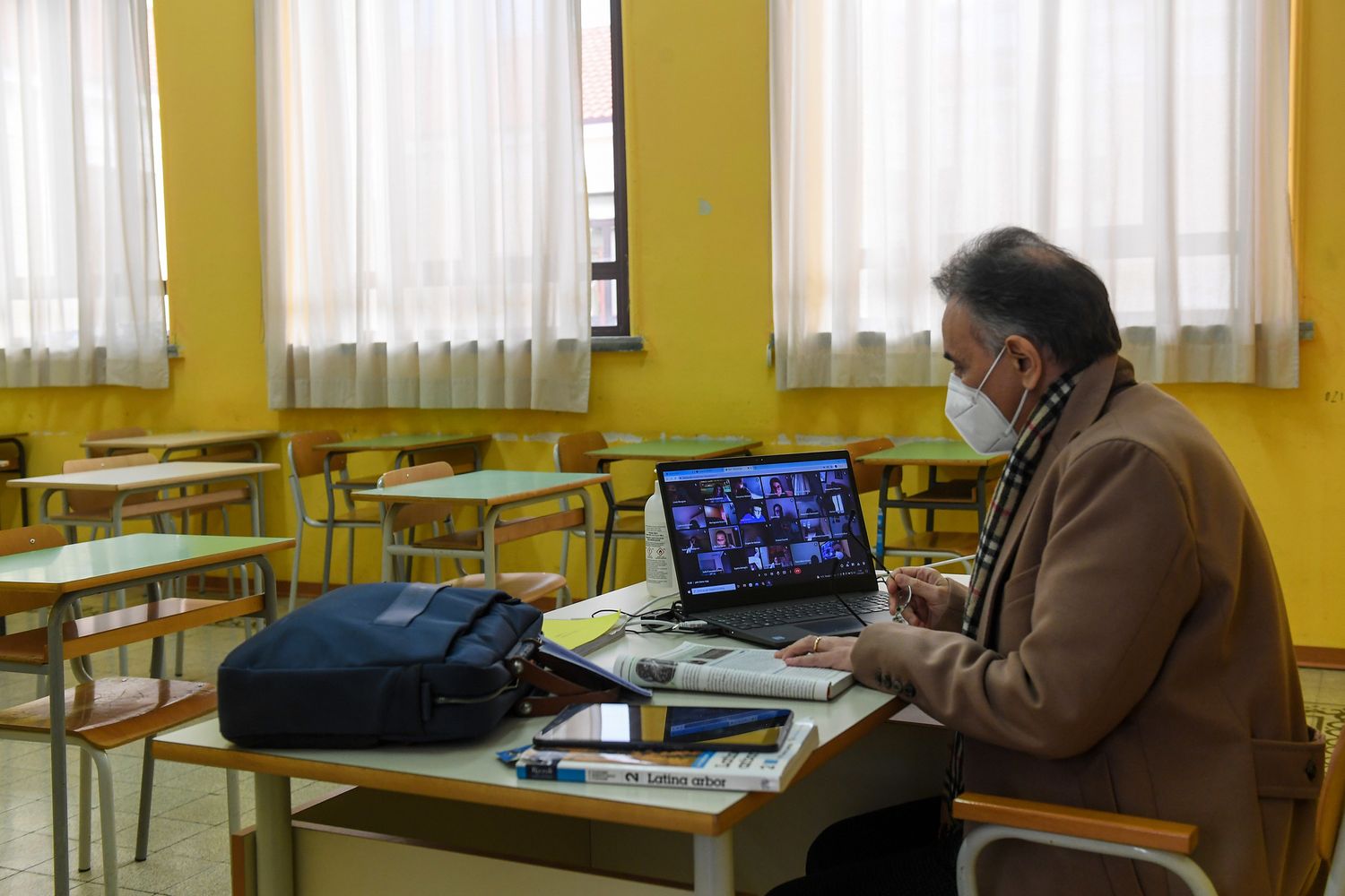 Una classe in didattica a distanza a Reggio Calabria&nbsp;