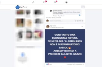 identificato no vax autore insulti online Sassoli