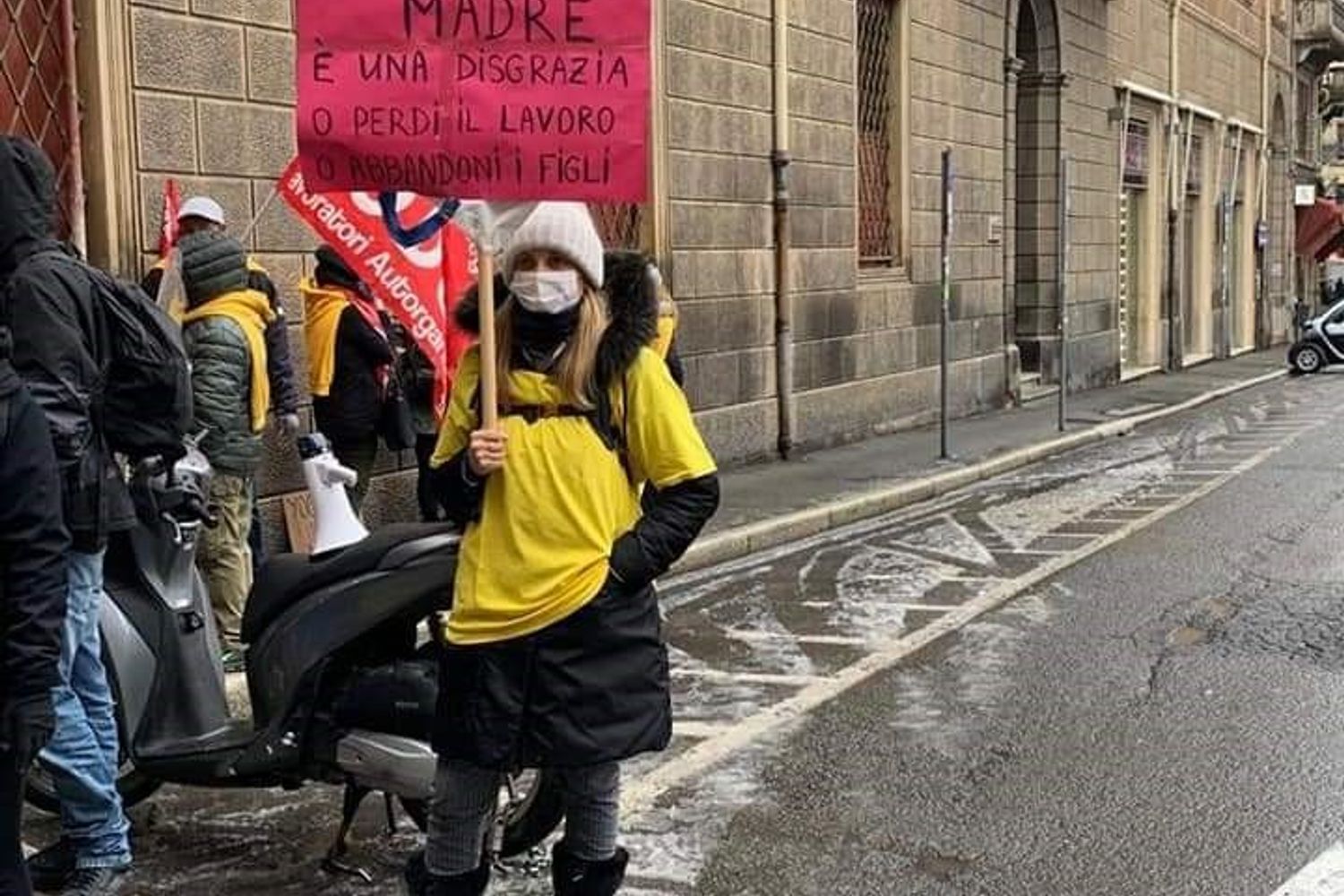 &nbsp;Una manifestazioni delle madri lavoratrici a Bologna&nbsp;&nbsp;