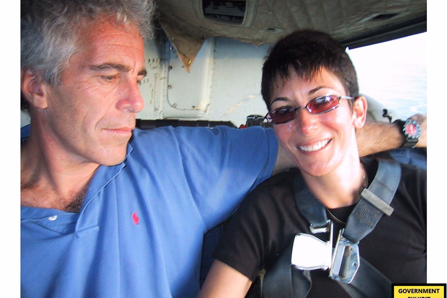 Ghislaine Maxwell con Jeffrey Epstein