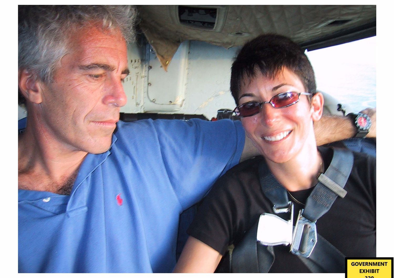 Ghislaine Maxwell con Jeffrey Epstein