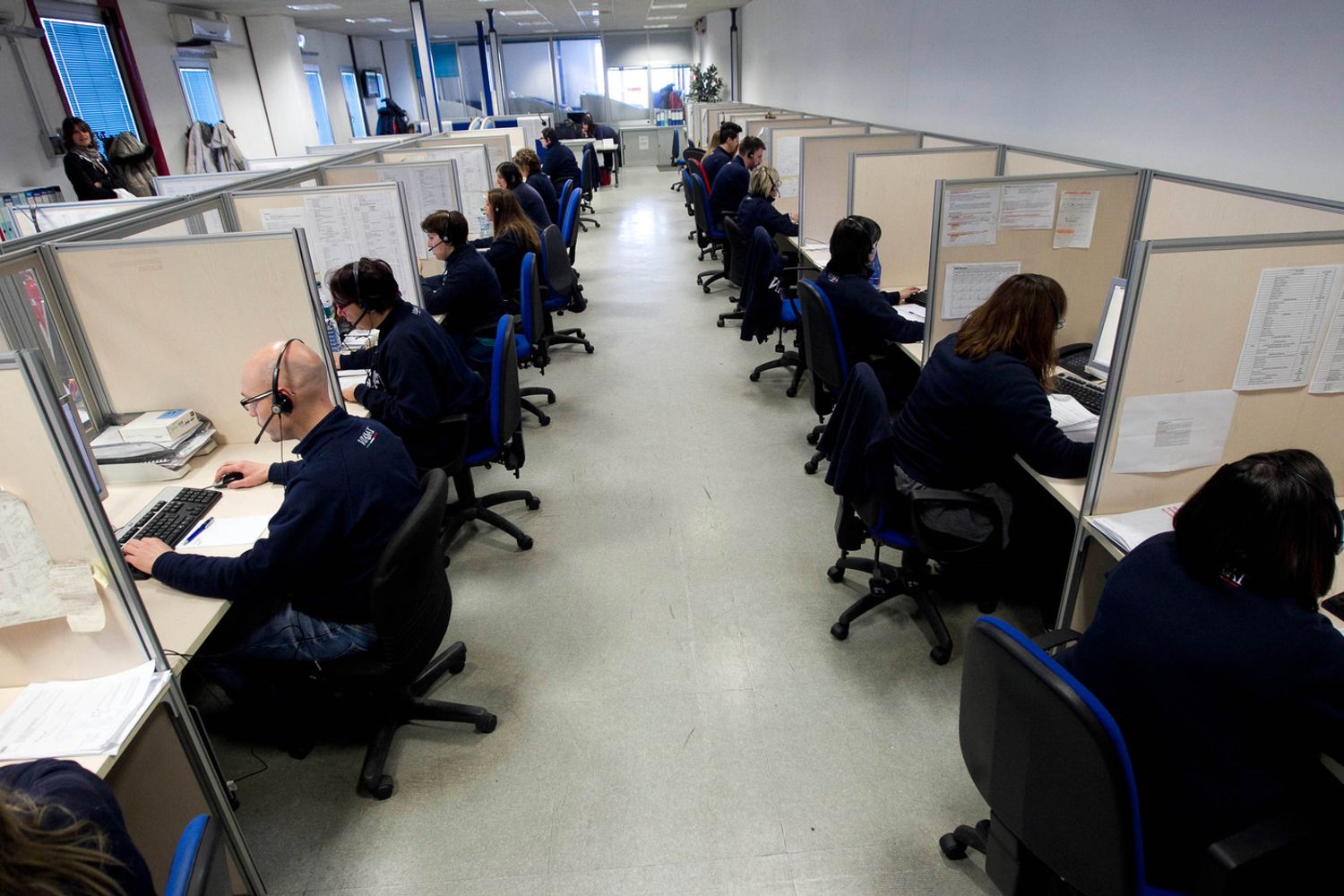 Operatori di un call center&nbsp;