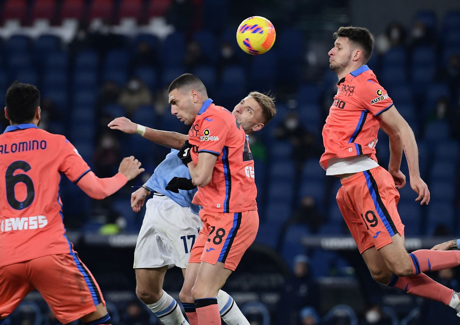 Calcio Lazio Atalanta finisce 0-0
