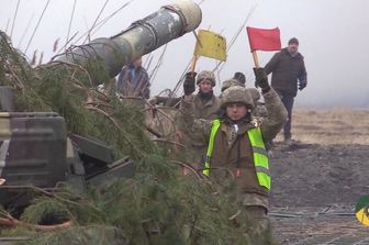 Esercitazione dei soldati Ucraini&nbsp;