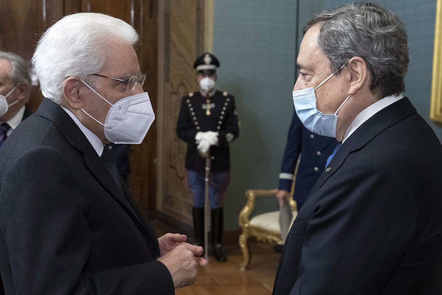 Sergio Mattarella e Mario Draghi