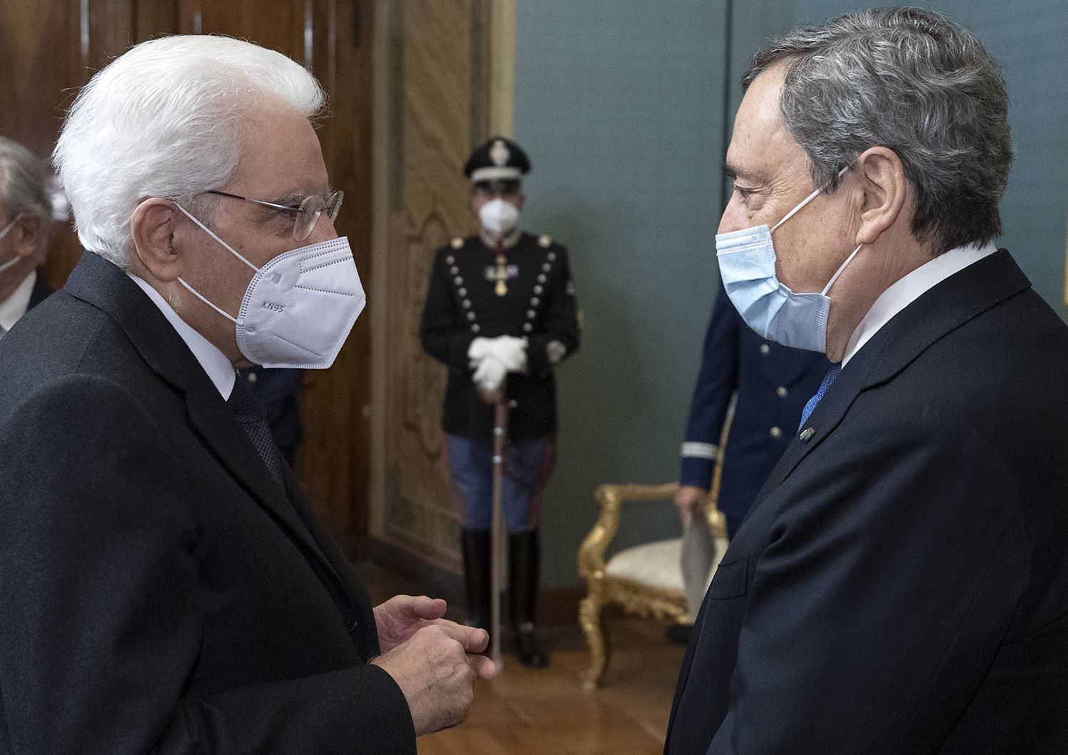 Sergio Mattarella e Mario Draghi