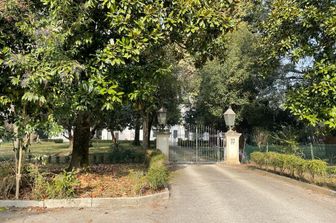 L'ingresso di villa Chiarle, dove viveva Maria Chiara Gavioli&nbsp;