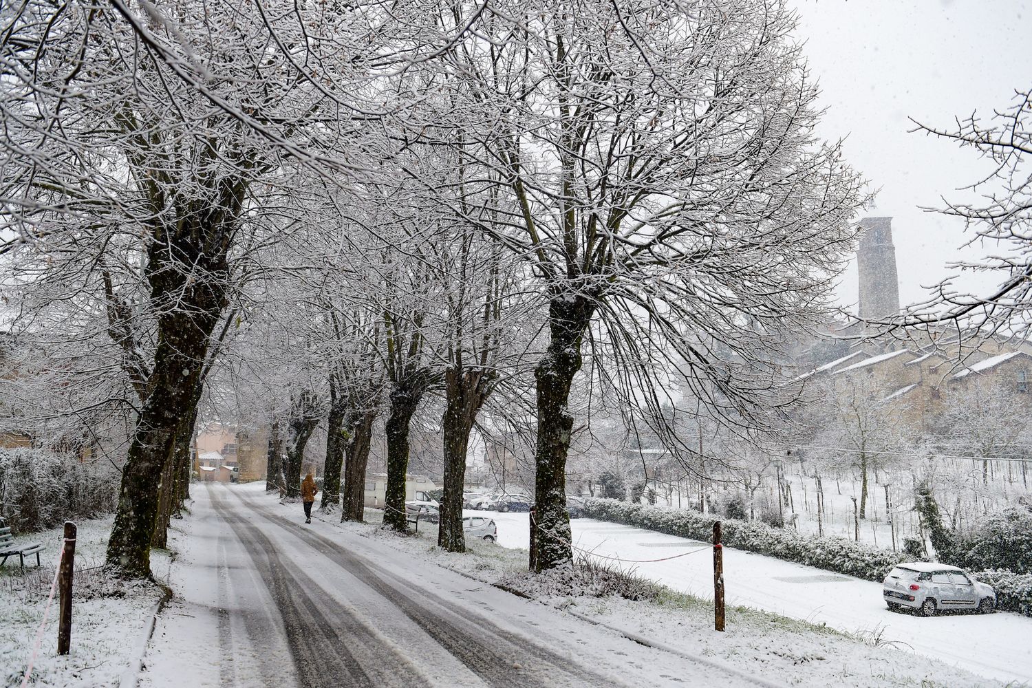 Neve in provincia di Rieti&nbsp;