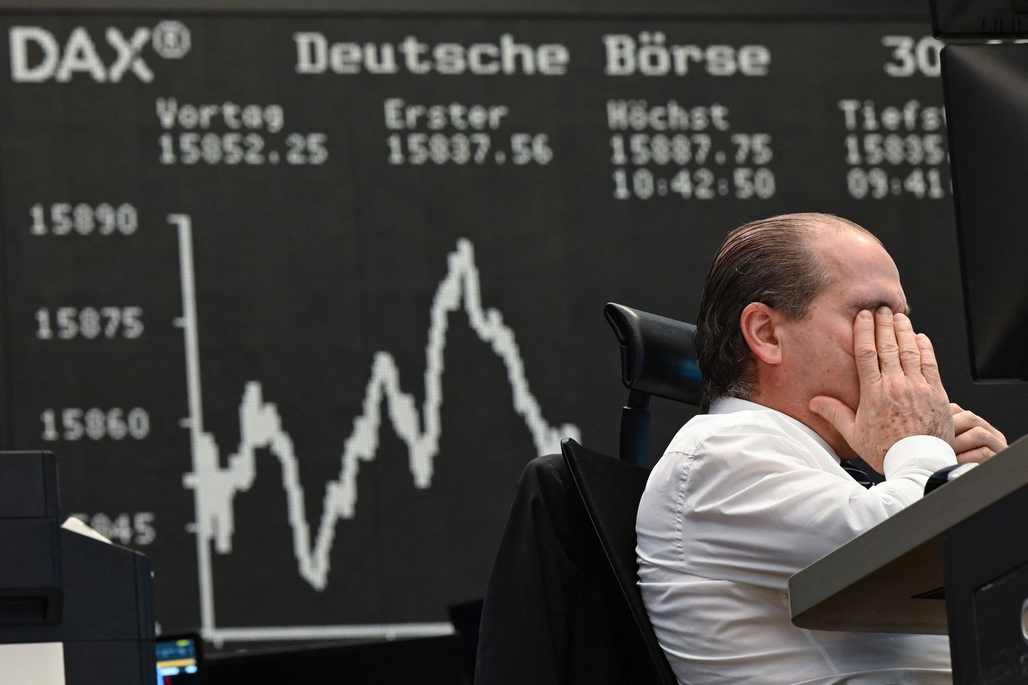 La borsa di Francoforte