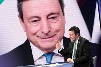Mario Draghi e Matteo Salvini