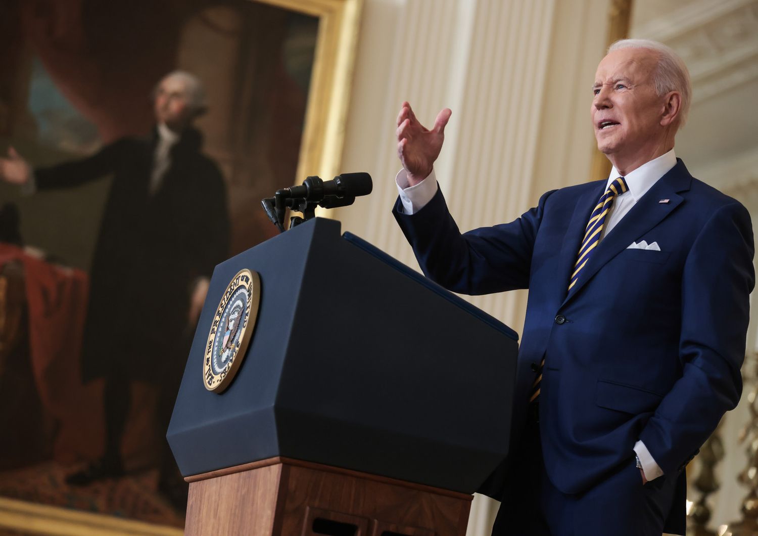 Joe Biden in conferenza stampa