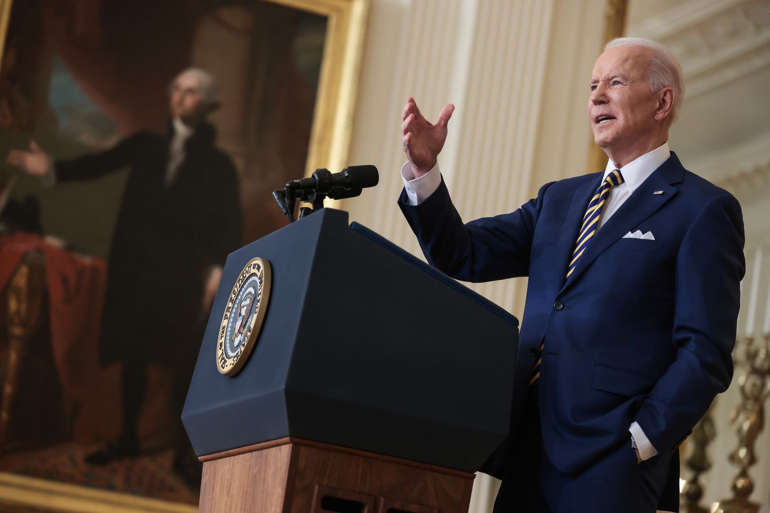 Joe Biden in conferenza stampa