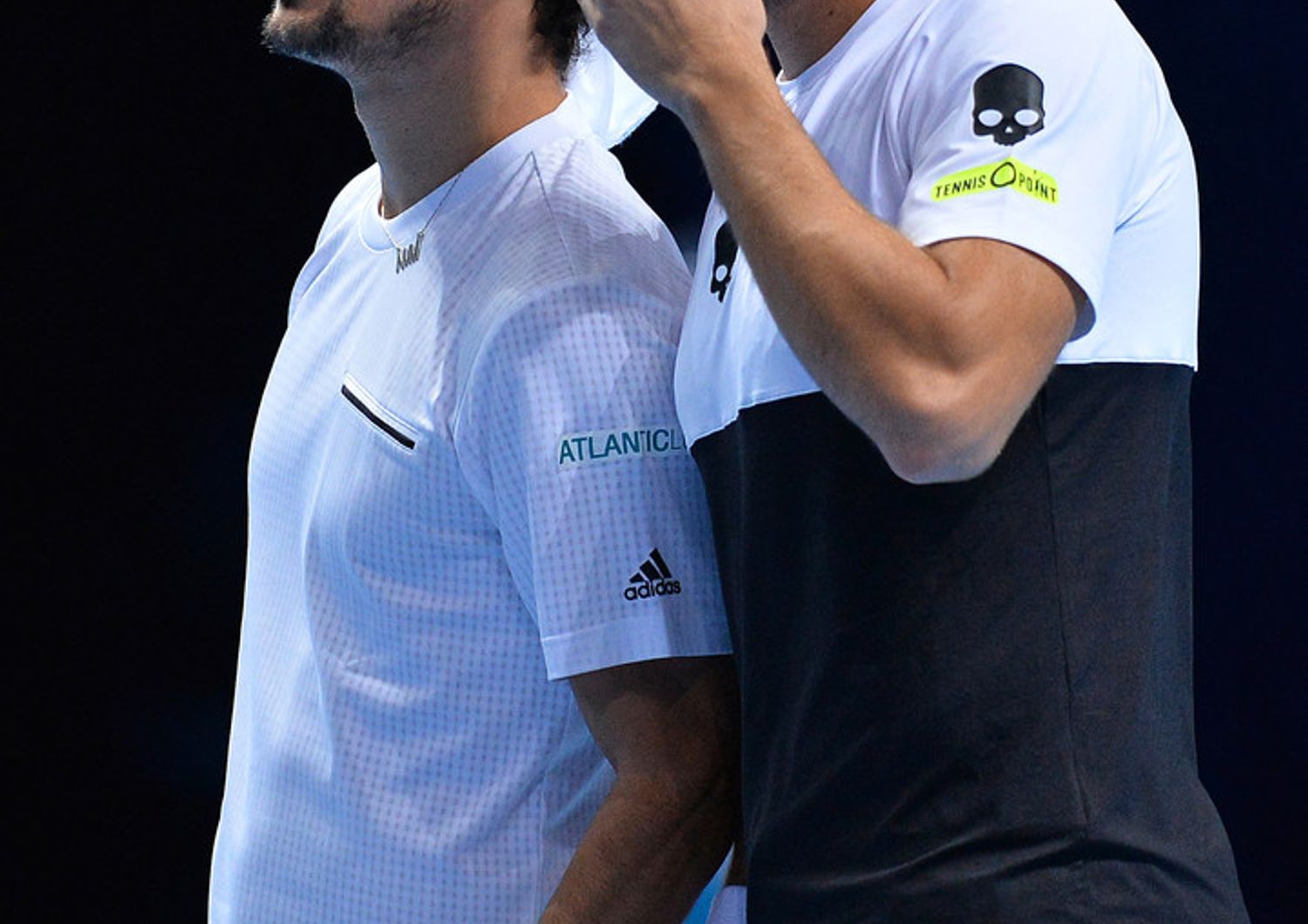 Fabio Fognini e Simone Bolelli nel 2015 agli Australian Open