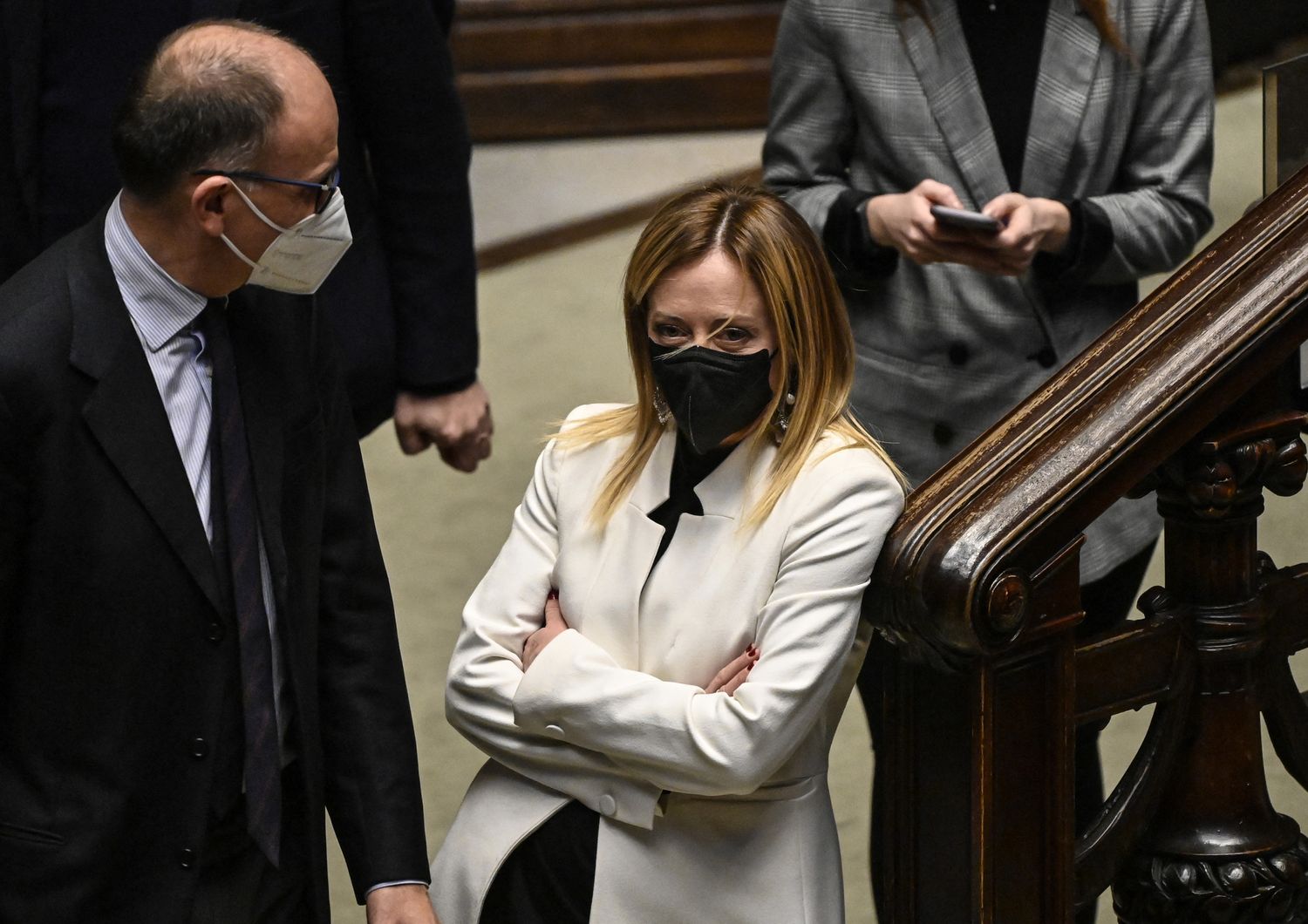 Enrico Letta e Giorgia Meloni