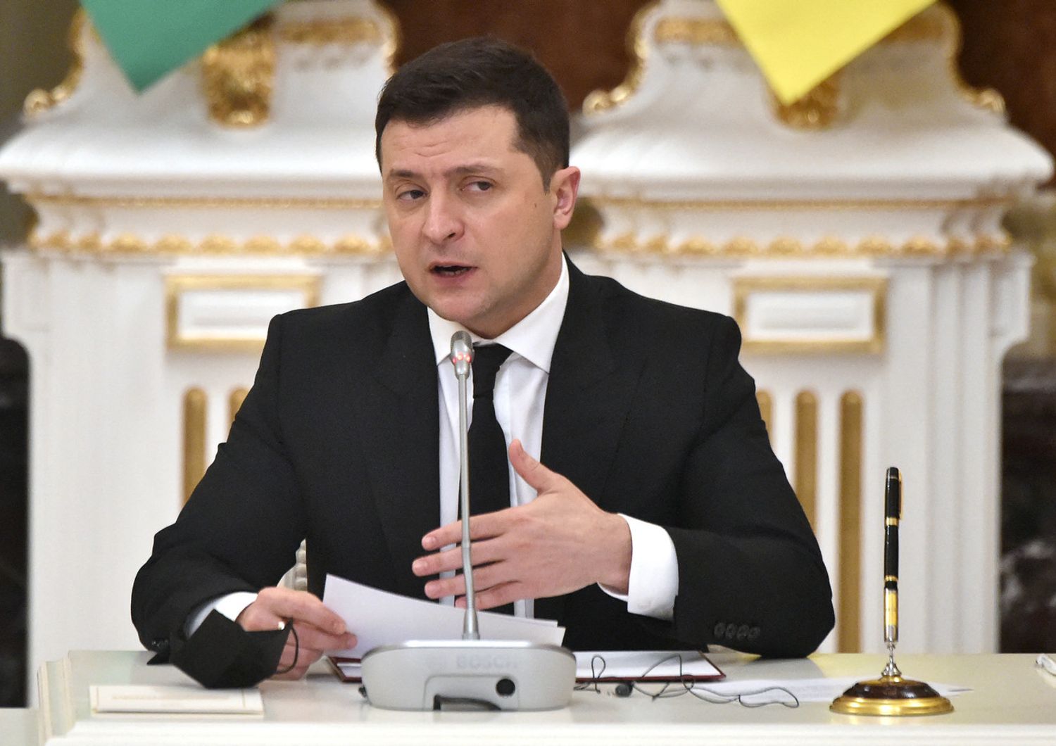 Il presidente ucraino Volodymyr Zelensky&nbsp;